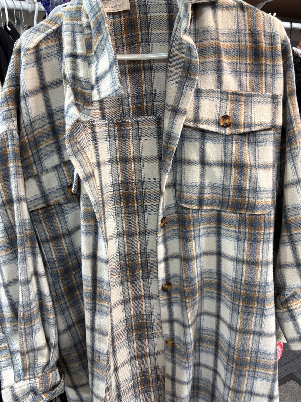 Plus Size 3x, plaid jacket "Shacket" Previously Loved 🥰♥️